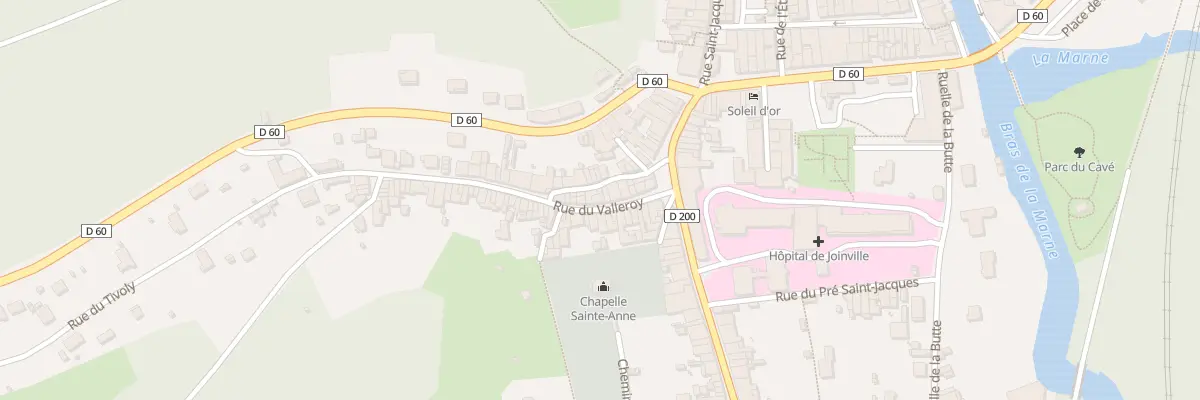 Plan du 8 Rue du Valleroy à Joinville