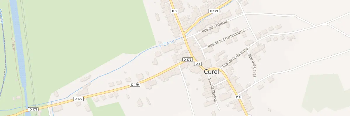 Plan du 6 Rue de la Gare à Curel