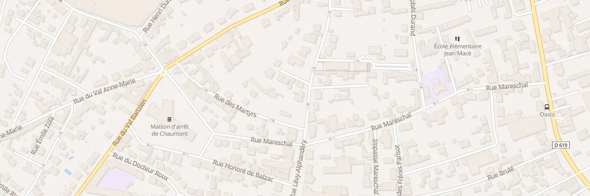 Plan du 32 Rue Lévy-Alphandéry à Chaumont