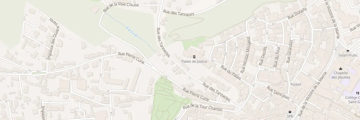 Plan du 36 Rue des Tanneries à Chaumont