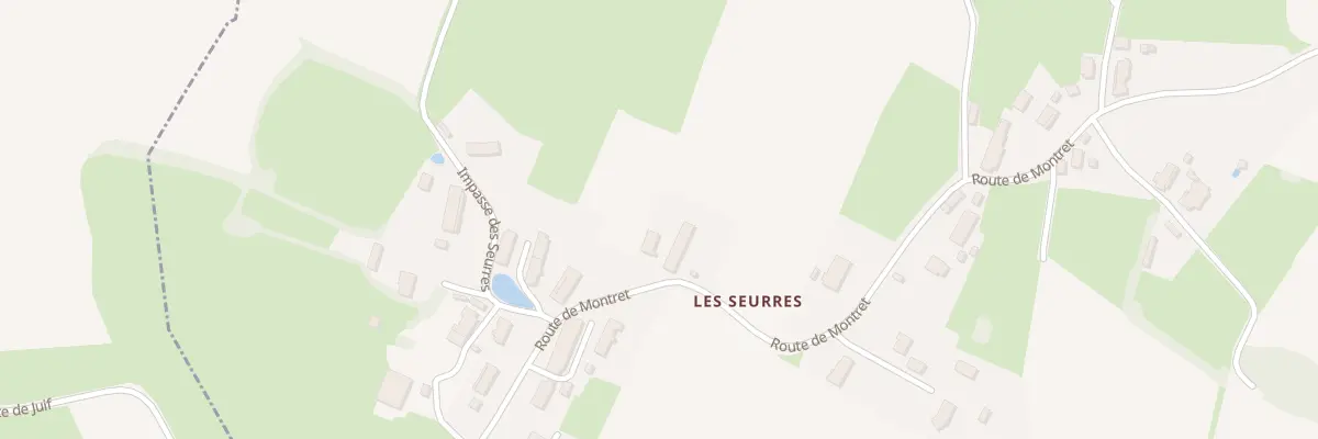Plan du 2240 Rte de Montret à Juif