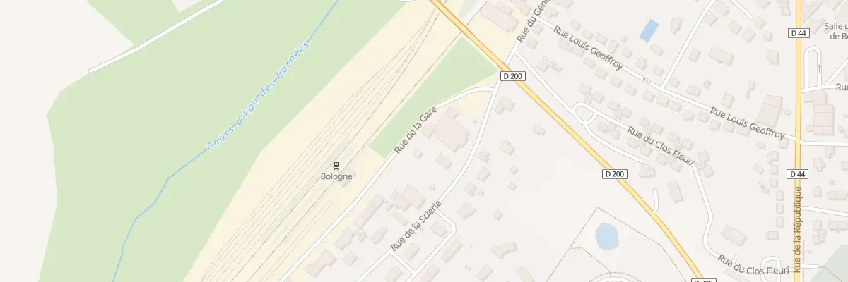 Plan du 19 Rue de la Gare à Bologne