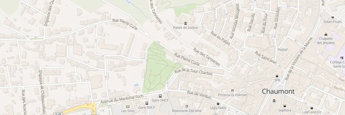 Plan du 37 Rue Pierre Curie à Chaumont
