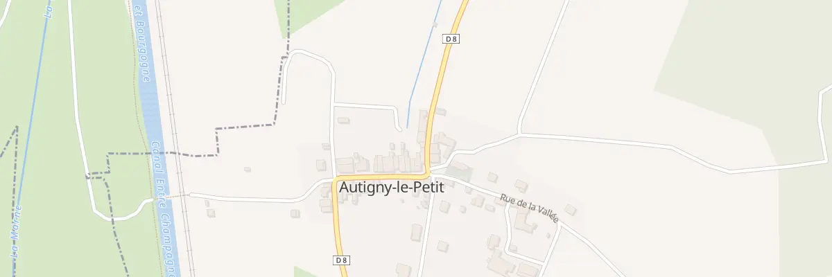 Plan du 21 Gr Rue à Autigny-le-Petit
