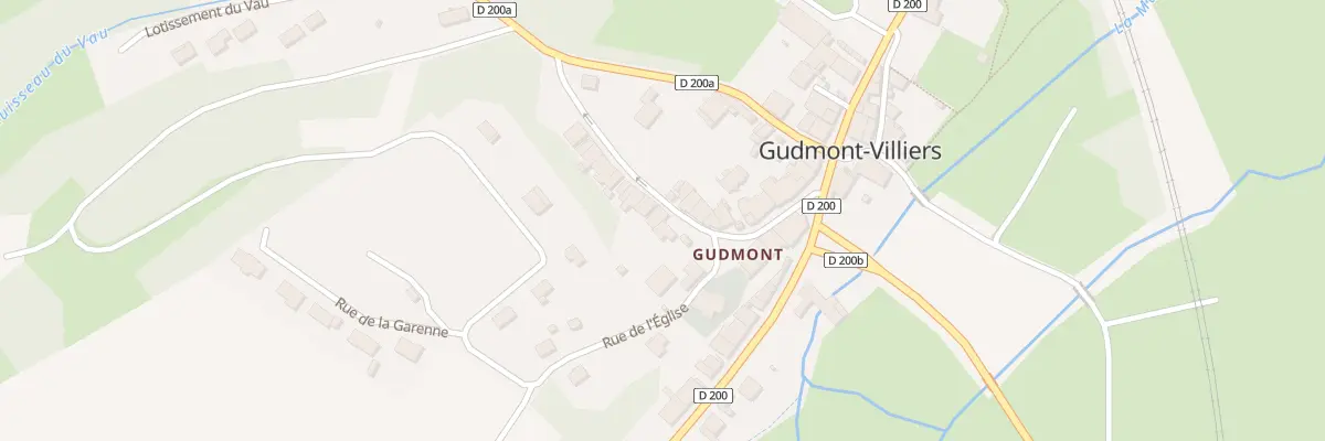 Plan du 15 Rue de la Tourelle à Gudmont-Villiers