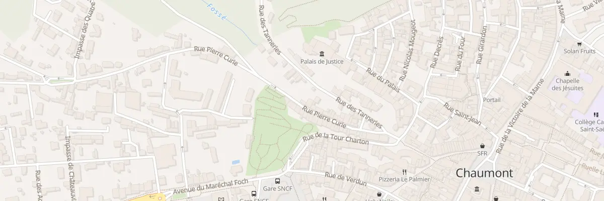 Plan du 30 Rue Pierre Curie à Chaumont