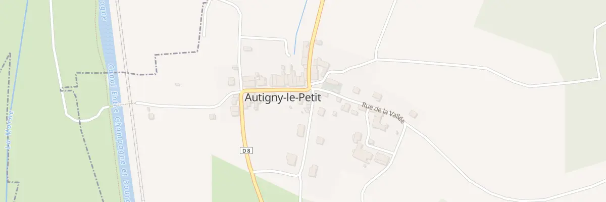 Plan du 14 Gr Rue à Autigny-le-Petit