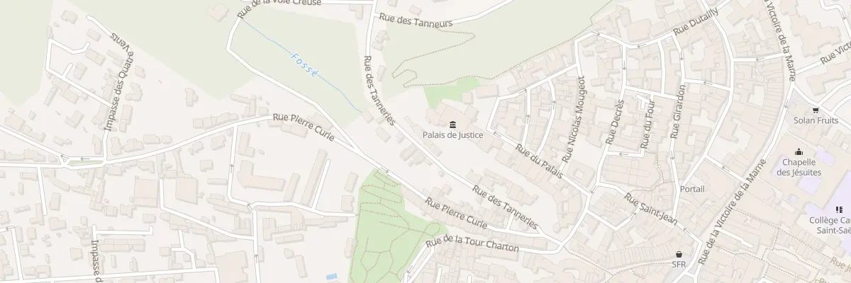 Plan du 34 Rue des Tanneries à Chaumont