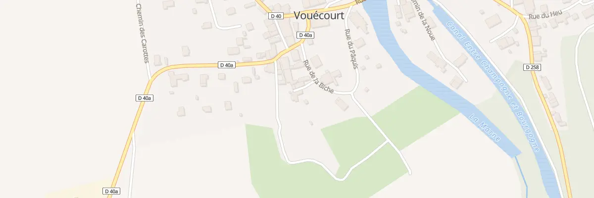 Plan du 1 Rle de la Bucherie à Vouécourt