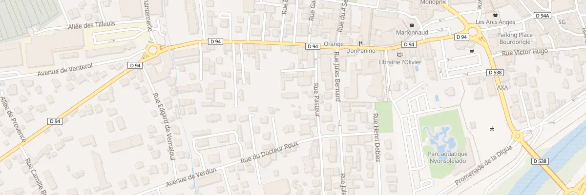 Plan du 12B Rue Pasteur à Nyons