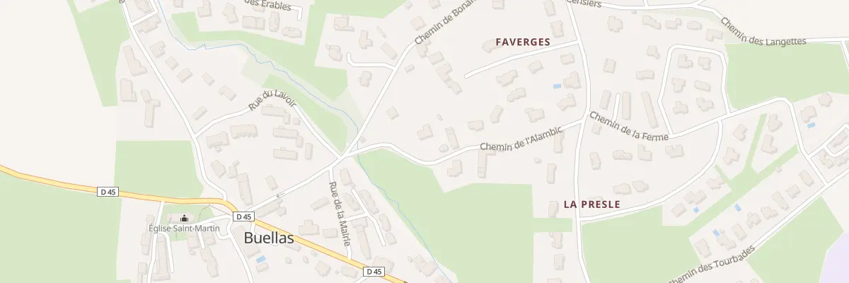 Plan du 99 Chem de l’Alambic à Buellas