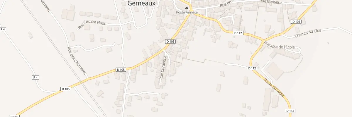 Plan du 3 Rue du Jardin Merveille à Gemeaux