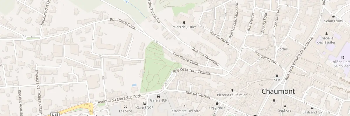 Plan du 35 Rue Pierre Curie à Chaumont