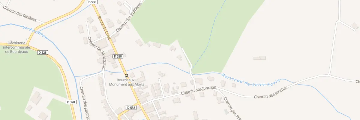 Plan du 5218 Buffieres à Bourdeaux