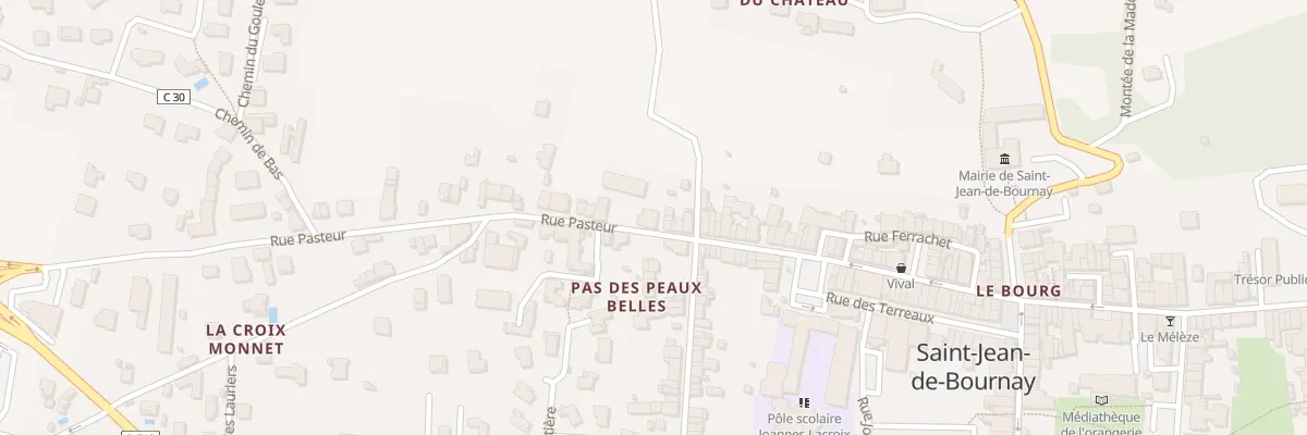 Plan du 8 Rue Pasteur à Saint-Jean-de-Bournay