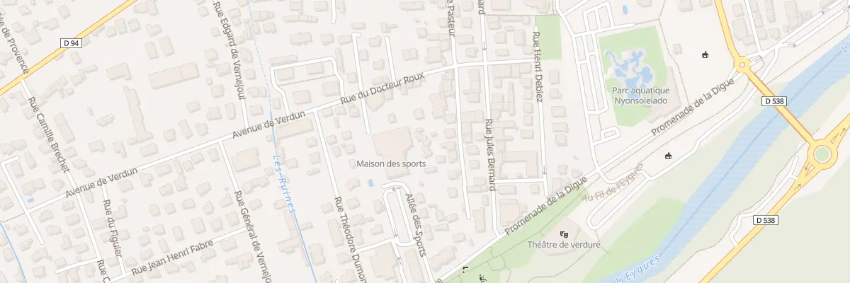 Plan du 34B Rue Pasteur à Nyons