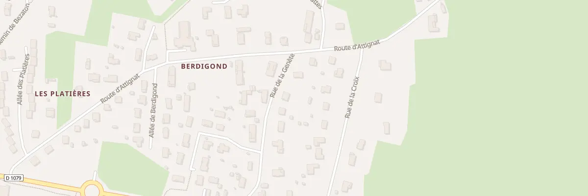 Plan du 216 Rue de la Genète à Polliat