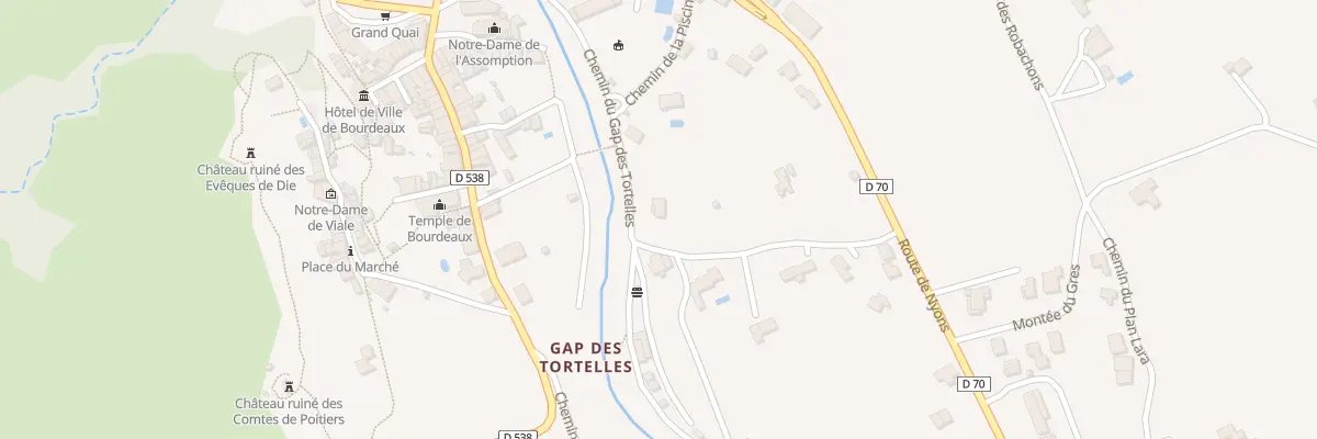 Plan du 5462 Le Village à Bourdeaux