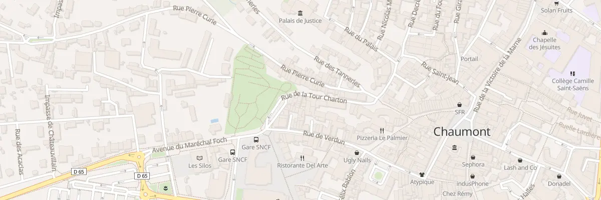 Plan du 25 Rue Tour Charton à Chaumont