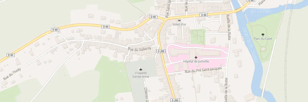 Plan du 3 Rue du Valleroy à Joinville