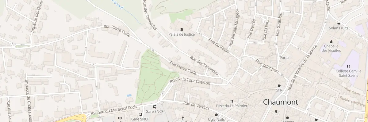 Plan du 26 Rue Pierre Curie à Chaumont