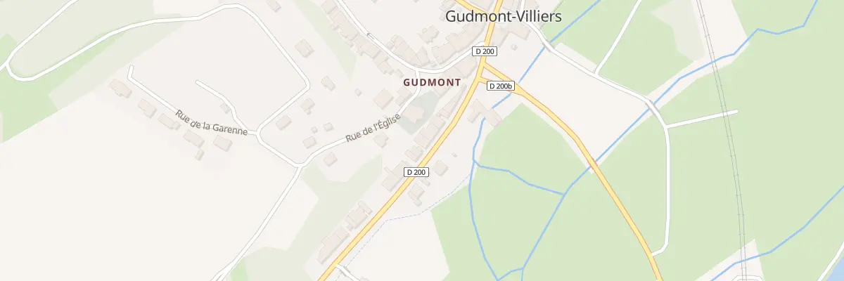 Plan du 40 Rue Grande Rue à Gudmont-Villiers