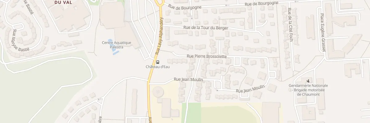 Plan du 13 Rue Pierre Brossolette à Chaumont