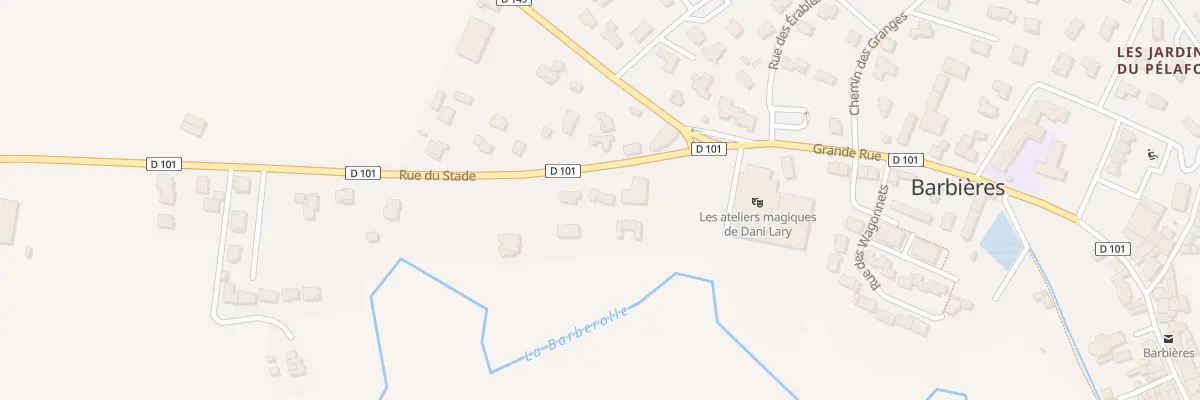 Plan du 70 Imp des Orchidees à Barbières