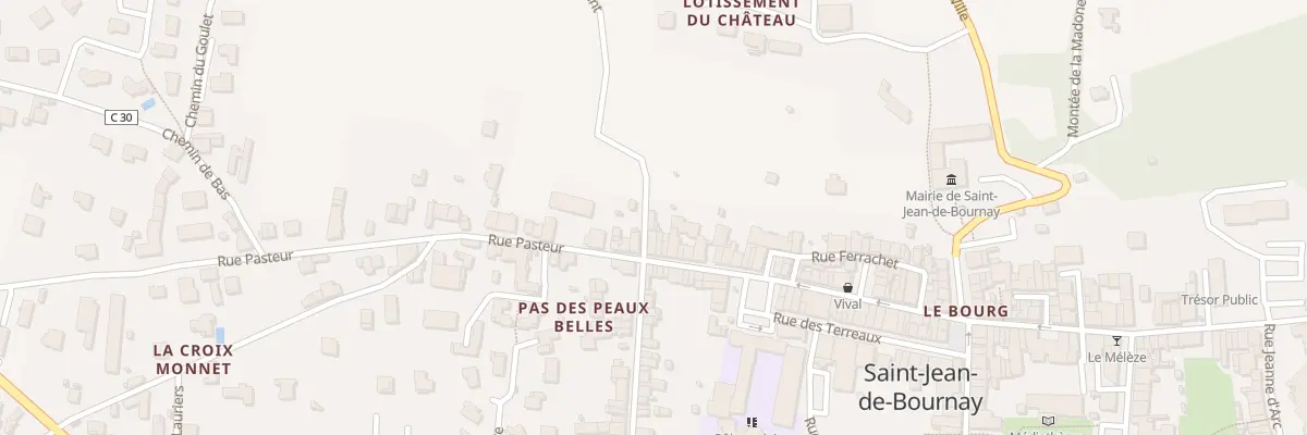 Plan du 9011 Rue de la République à Saint-Jean-de-Bournay