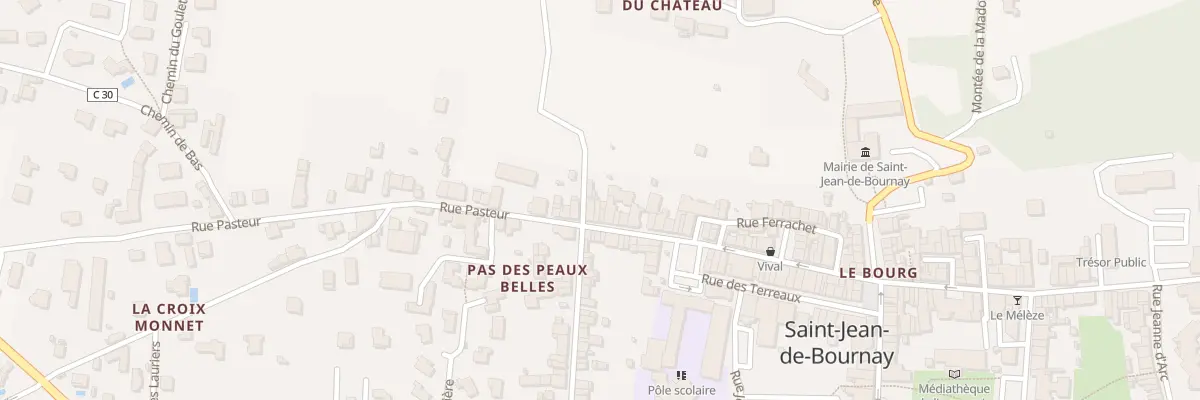 Plan du 9124 Rue de la République à Saint-Jean-de-Bournay
