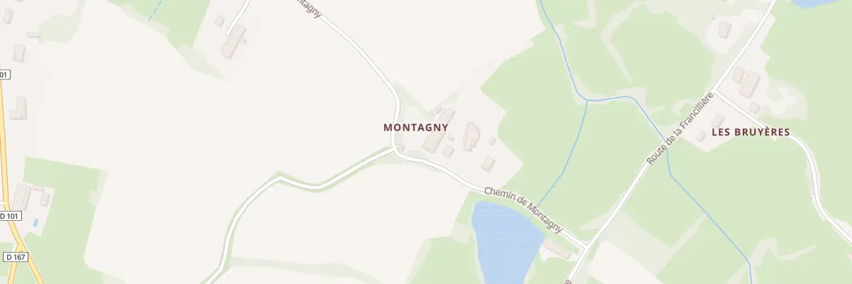 Plan du 615 Chem de Montagny à Ménetreuil