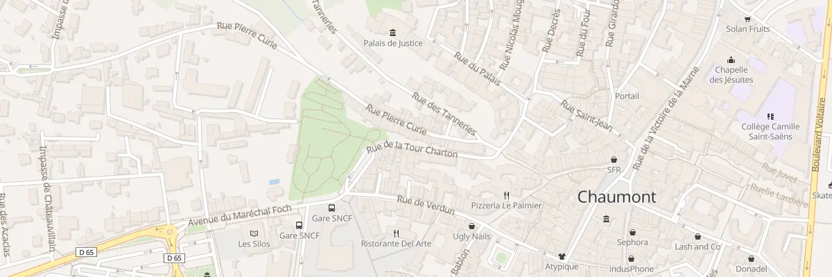 Plan du 17 Rue Pierre Curie à Chaumont