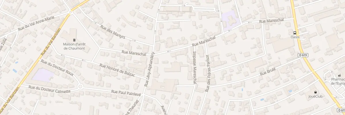 Plan du 29 Rue Mareschal à Chaumont