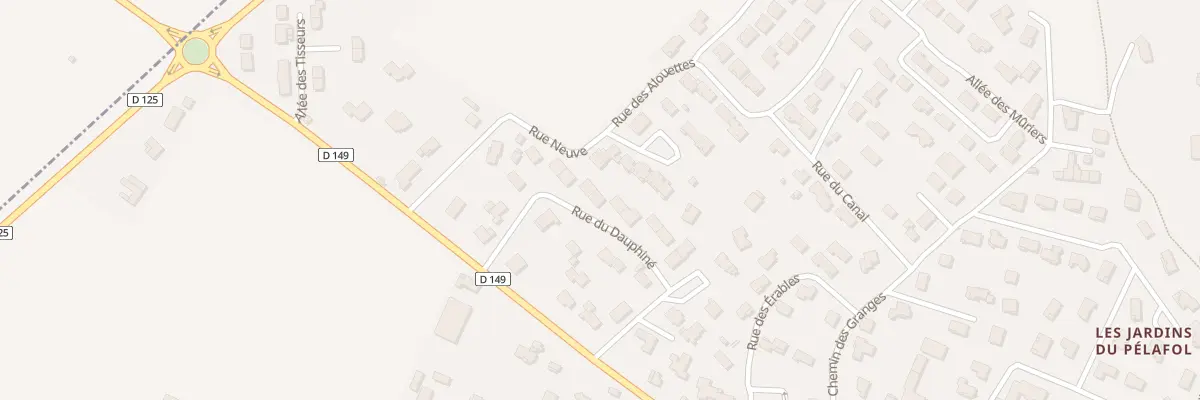 Plan du 125 Rue du Dauphiné à Barbières