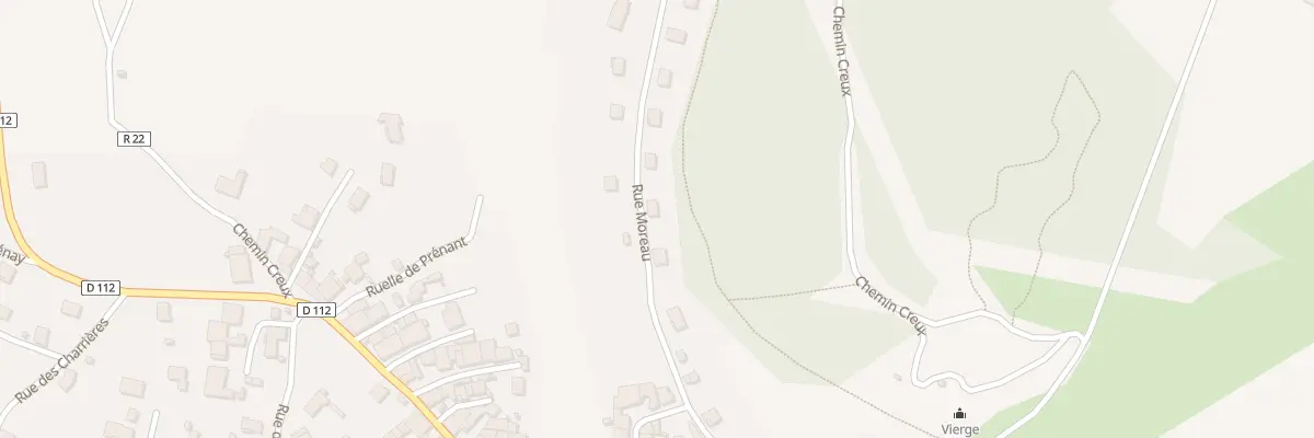Plan du 22 Rue Moreau à Gemeaux