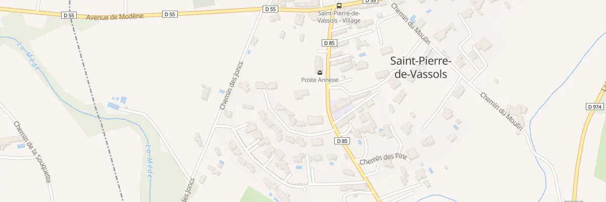 Plan du 5013 Four de la Chaux à Saint-Pierre-de-Vassols