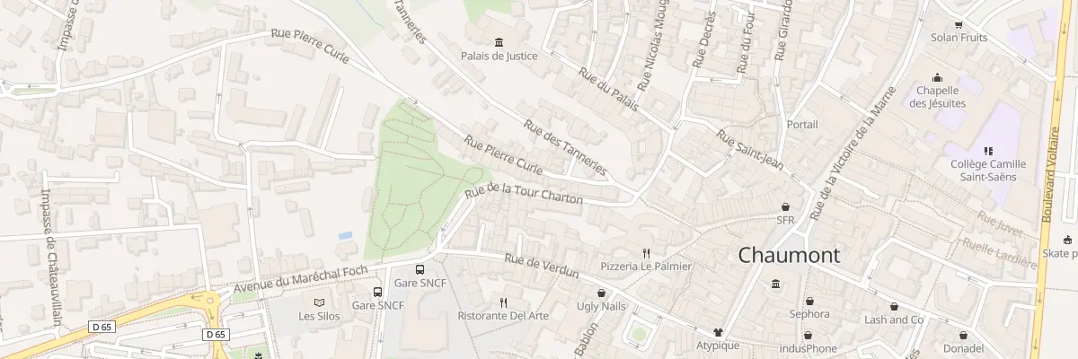 Plan du 15 Rue Pierre Curie à Chaumont