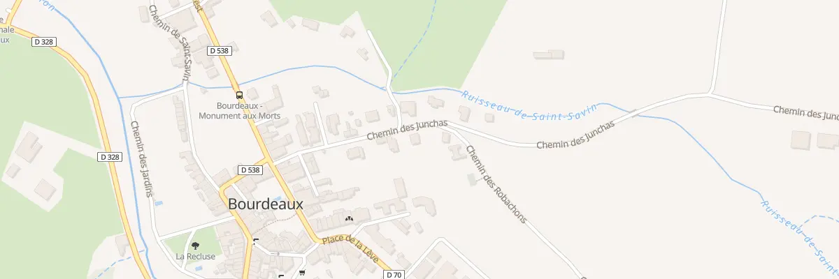 Plan du 5442 Le Village à Bourdeaux