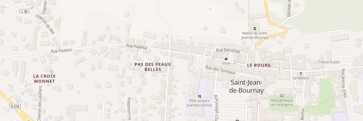 Plan du 9101 Rue de la République à Saint-Jean-de-Bournay