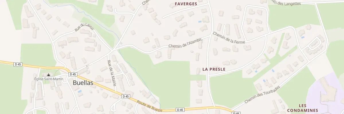 Plan du 202 Che de l’Alambic à Buellas