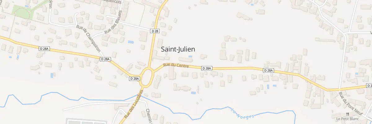 Plan du 5 Rue du Centre à Saint-Julien