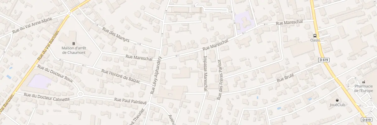 Plan du 27 Rue Mareschal à Chaumont