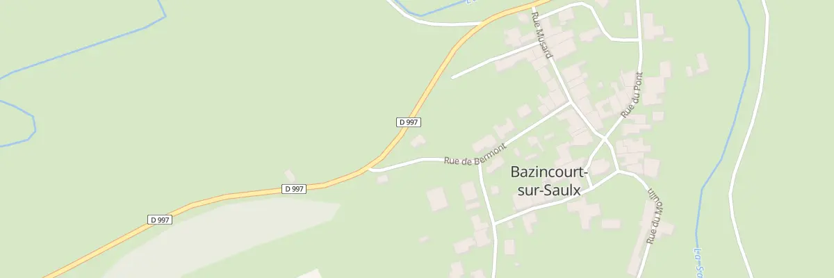 Plan du 16 Rue de Bermont à Bazincourt-sur-Saulx