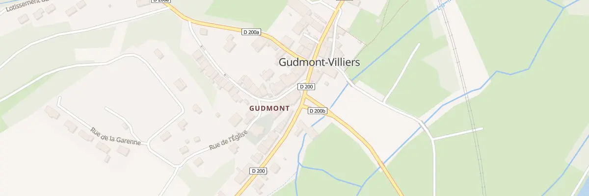 Plan du 1 Rue de la Tourelle à Gudmont-Villiers