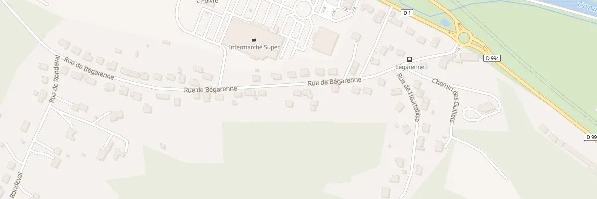 Plan du 36 Rue de Bégarenne à Fains-Véel