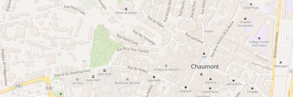 Plan du 3 Rue Pierre Curie à Chaumont