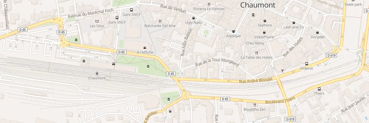 Plan du 45 Rue Félix Bablon à Chaumont