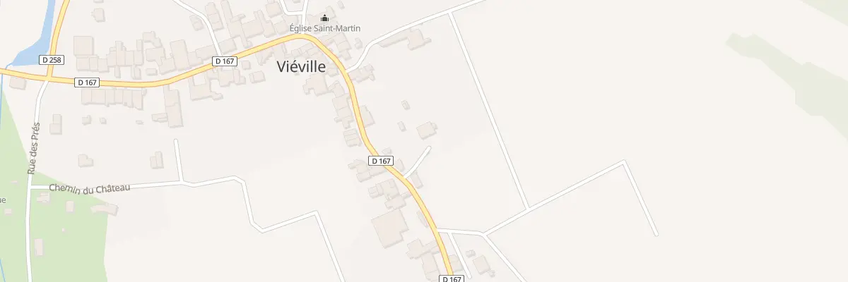 Plan du 1 Imp de l’Abreuvoir à Viéville