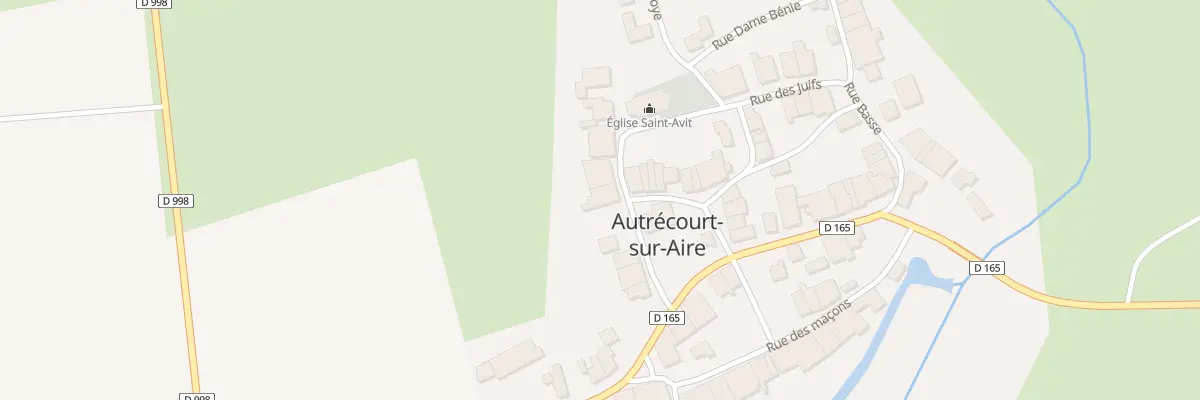 Plan du 12 Rue de l’Eglise à Autrécourt-sur-Aire
