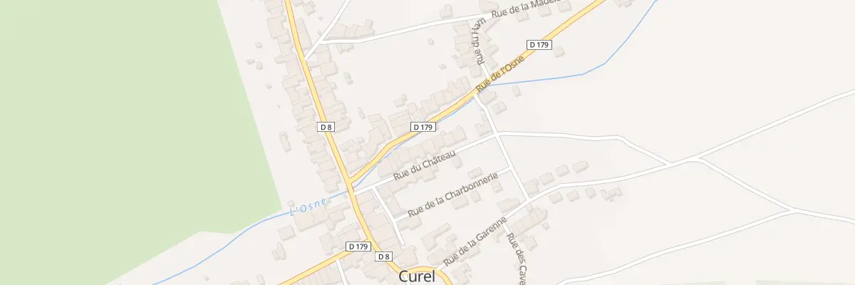 Plan du 9 Rue du Chateau à Curel